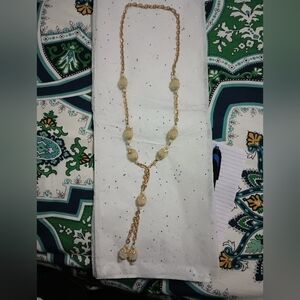 Elegant Gold Beaded Necklace